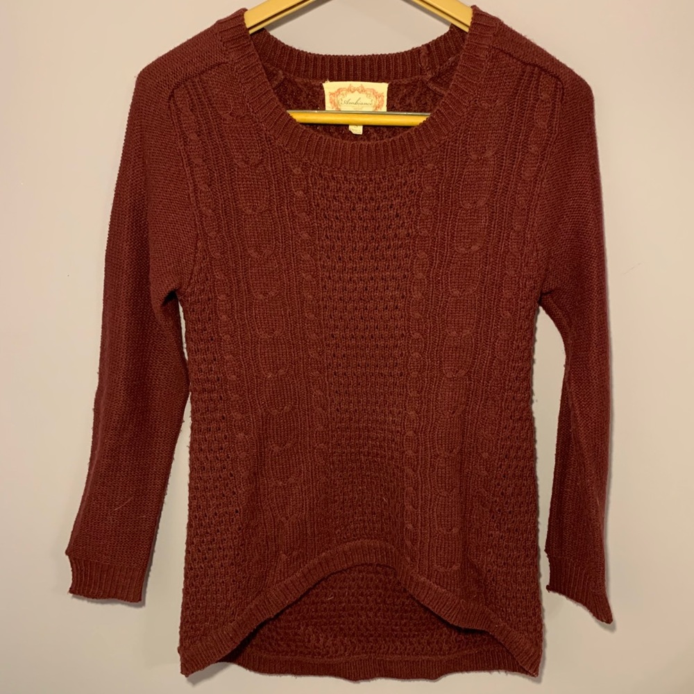 Ambiance Maroon Sweater